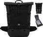 Johnny Urban Allen Travel Rugzak voor Mannen & Vrouwen Zwart - 48L Rolltop Grote Rugzak - Waterbestendig