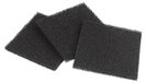 vhbw 3x filtre à charbon actif de remplacement pour Toolcraft A0-61, 79-7202, 588546, 04064161095004 pour extracteur de fumée de soudure - filtre de remplacement 12,6 x 12,5 cm