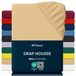 Drap-housse en microfibre 200x200cm Beige