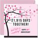 Grappige diamanten verjaardagskaart voor vrouw of echtgenoot - 21915 dagen samen - I Love You cadeaus, gelukkige 60e huwelijksverjaardag kaarten voor partner, 145 mm x 145 mm wenskaarten voor zestigste jubilea