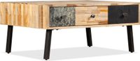 Maison Exclusive - Table basse en bois de teck massif recyclé, 90x65x40 cm