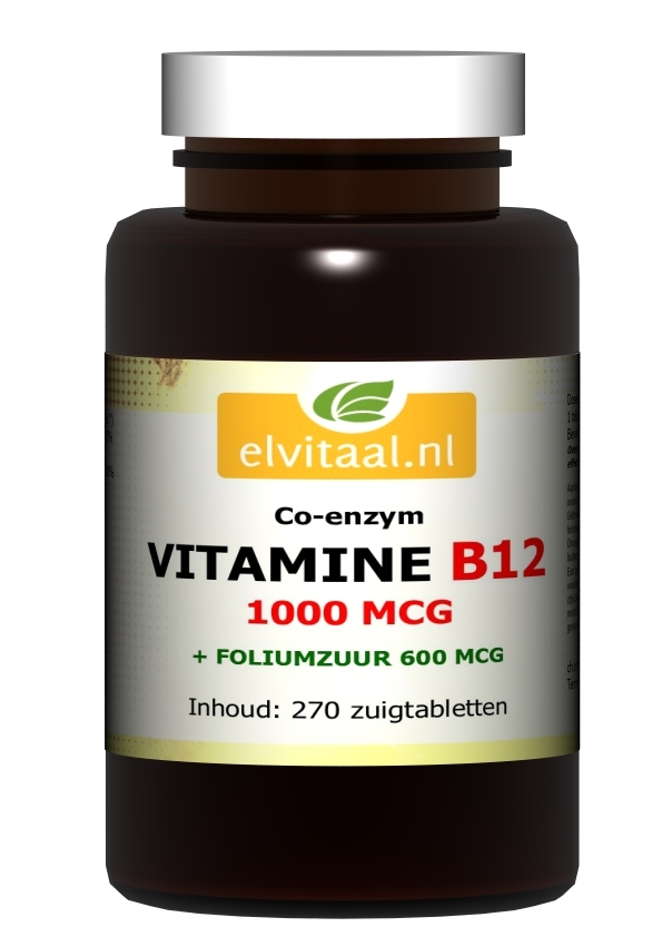 Elvitaal Vitamine B12 1000mcg Tabletten 270st