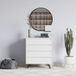 Merkloos Asir Dressoir - Wit - 70 x 86 x 40 cm