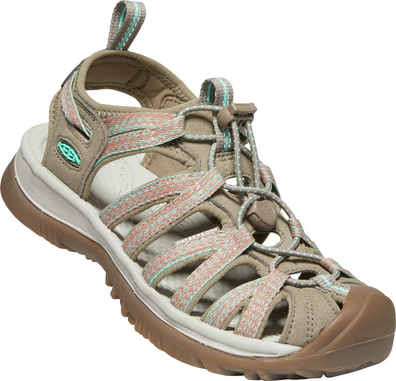 KEEN Whisper Sandalen Dames, taupe/coral 2020 US 9 | EU 39,5 Casual sandalen