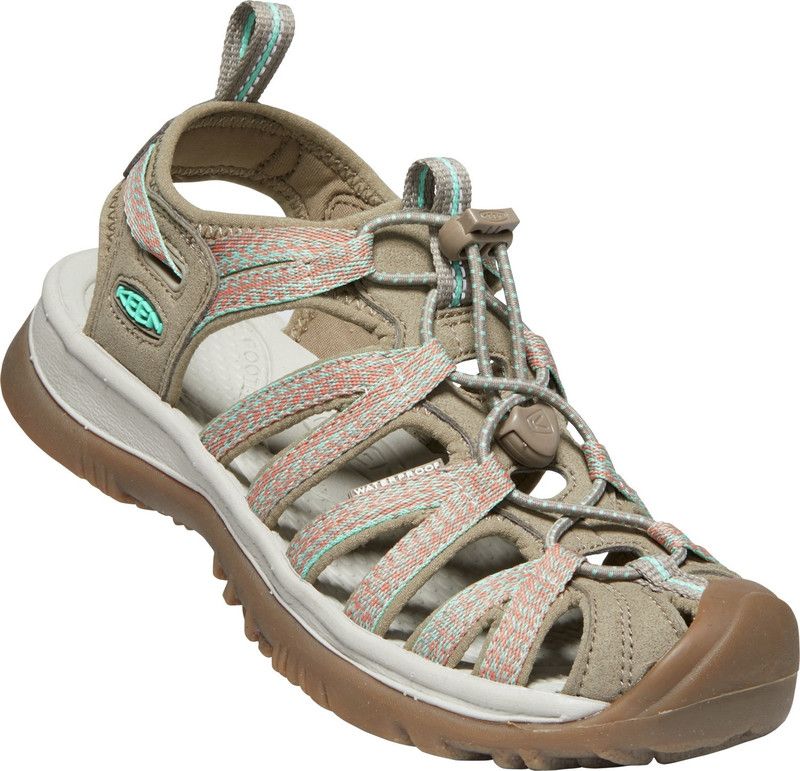KEEN Whisper Sandalen Dames - taupe/coral - US 9 | EU 39,5 - 2020