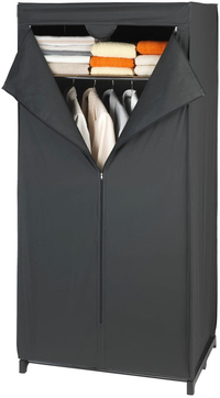 WENKO Opbergkast - Zwart - 75 x 160 x 50 cm