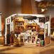 Merkloos Poppenhuis bakhuisje miniatuurhuis - Doe-het-zelf - Houten bakkerij - 20 meer dan 20 onderdelen - Brood en gebak