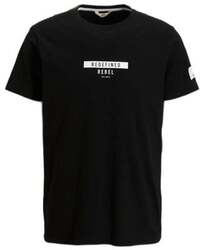 Redefined Rebel Redefined Rebel T-shirt RRGuti met logo zwart