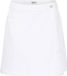 ICHI - IHZIGGY SK6 - Dames - Mini rokken - Katoen - Elastaan - Denim - A-lijn - Kort - Casual - Vrouwen - Blanc de Blanc
