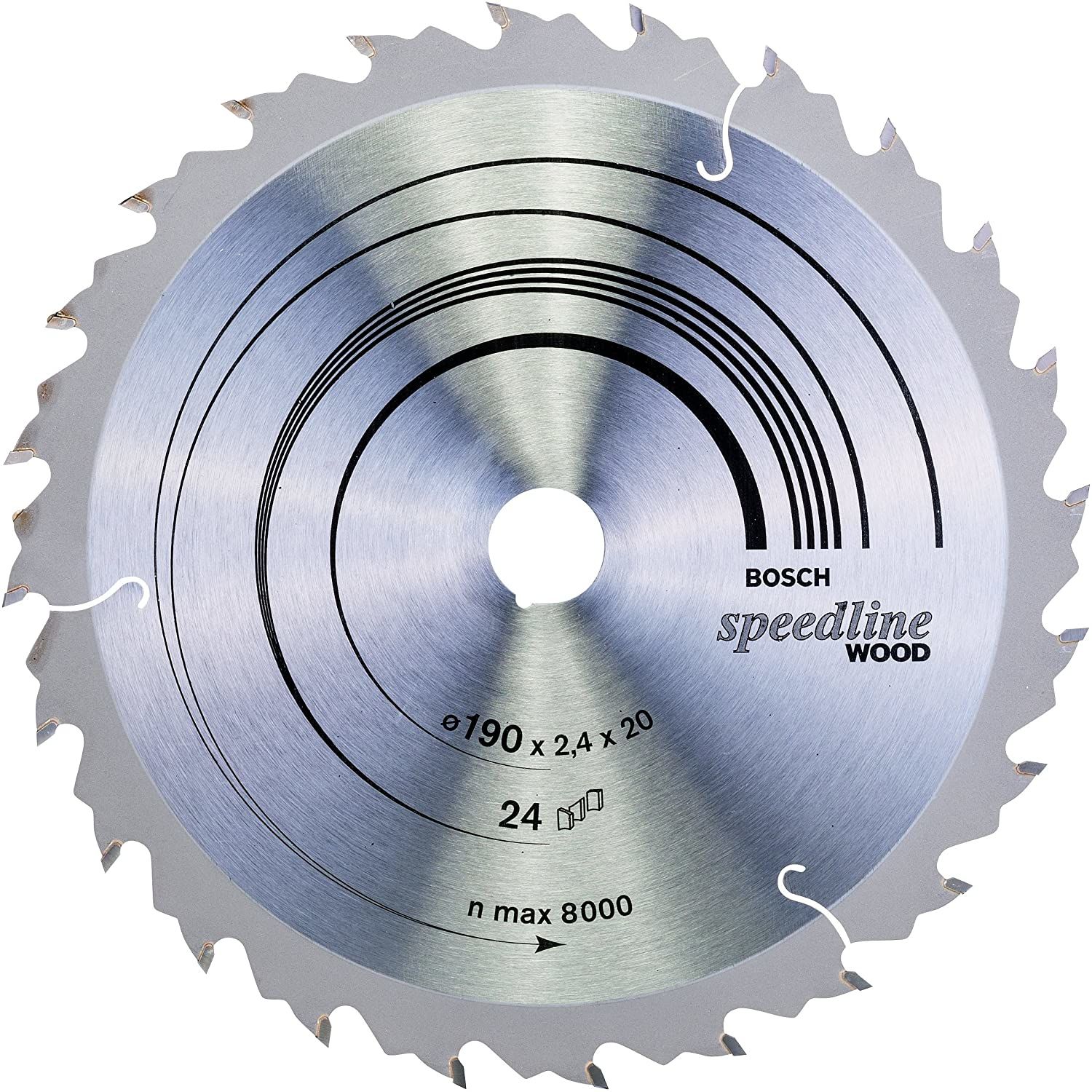Bosch Speedline Wood Cirkelzaagblad - 190mm - 1 stuk