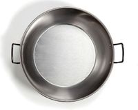 Vaello Deep Pan with Handle Polished Steel (Ø 38 cm)