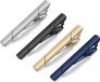 Fly & Plug Krawattennadel-Set für Herren, 4 Stück - Schwarz, Gold, Blau, Silber