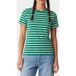 Tommy Hilfiger Slim Cody Crew Neck Ss Nouveau Green/ecru Taille: L