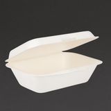 Fiesta Green Composteerbare Bagasse Hamburgerbakjes 14,9cm DW248
