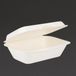 Fiesta Green Composteerbare Bagasse Hamburgerbakjes 14,9cm DW248