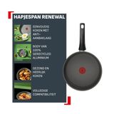 Tefal Renewal poêle à frire en céramique 24 cm avec couvercle - induction