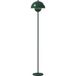 Mobliva Lampadaire, Abat-jour Rond, Interrupteur Au Pied, Long Câble, Style Élégant, Acier, Vert