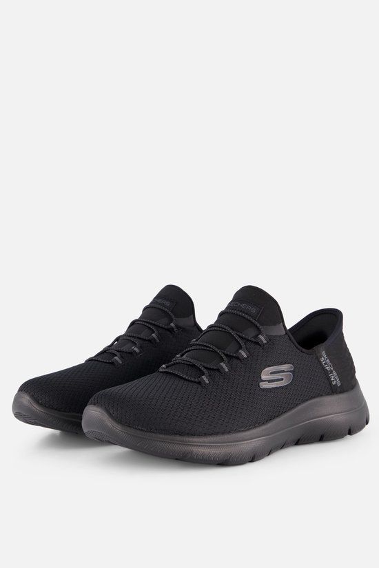 Skechers Slip-ins Summits Wide Fit Zwart Textiel - Maat 38