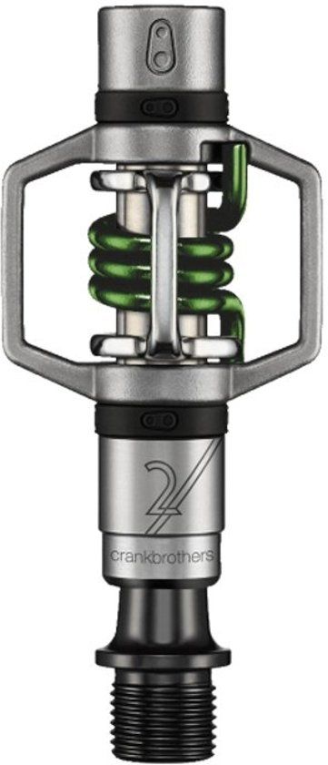 Crankbrothers Eggbeater 2 Pedalen - groen/zilver