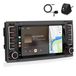 Android autoradio met camera en microfoon, geschikt voor VW T5 Transporter, Multivan, Touareg, met CarPlay, Android Auto, WiFi, GPS-navigatie, RDS, DSP, DAB+, Bluetooth, 7-inch scherm, 2+64GB opslag