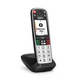 Gigaset EASY 500 Téléphone analogique/DECT Identification de l'appelant Noir, Argent