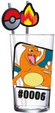 Stor Pokémon Glass Tumbler met Straws Charizard 480 ml