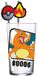 Stor Pokémon Glass Tumbler met Straws Charizard 480 ml