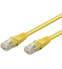 Wentronic CAT 5-300 UTP Yellow 3m - Netwerkkabel
