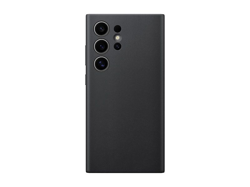Samsung Vegan Leather Case mobiele telefoon behuizing Zwart