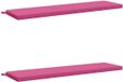 vidaXL - 2-delige - Bankkussens - SOEST - 2 - st - 100% - Polyester - Roze