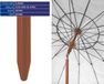 Merkloos Strandparasol Ø 240 cm Aluminium UPF 50+ Beige