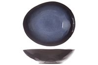 Cosy & Trendy Soepbord ovaal saffier blauw - 19,5 x 16,5 cm, 4 stuks