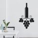 Sticker Mural Bouteille De Vin Noir 227x374 cm