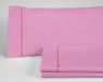 Juego de Sábanas Serie Alba Color Chicle Cama de 135/140 (3 stuks) - 50% Algodón / 50% polyester - 144 Hilos