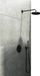 Hotbath Cobber IBS20A inbouw regendoucheset met ronde handdouche aan glijstang en 30cm ronde hoofddouche aan 15cm plafondarm chroom