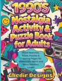 1990s Nostalgia Activity & Puzzle Book For Adults