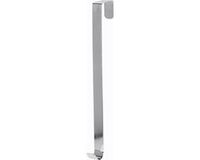 Christmas Decoration kerstkrans deurhanger - zilver - 29,5 cm - metaal
