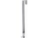 Christmas Decoration kerstkrans deurhanger - zilver - 29,5 cm - metaal
