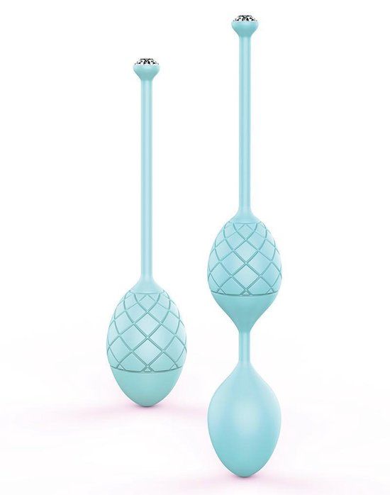 Pillow Talk - Frisky Pleasure Balls - Groen - Siliconen