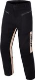 Alpinestars Flex-Ast Canvas Motorfiets Textiel Broek - Zwart/beige - Maat M