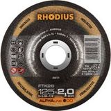 Rhodius FTK26 208729 Set de disques de coupe 25 pc. Inox, Acier