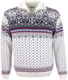 Kama Merino 471 Pull à demi-fermeture éclair Blanc S