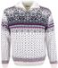 Kama Merino 471 Pull à demi-fermeture éclair Blanc S
