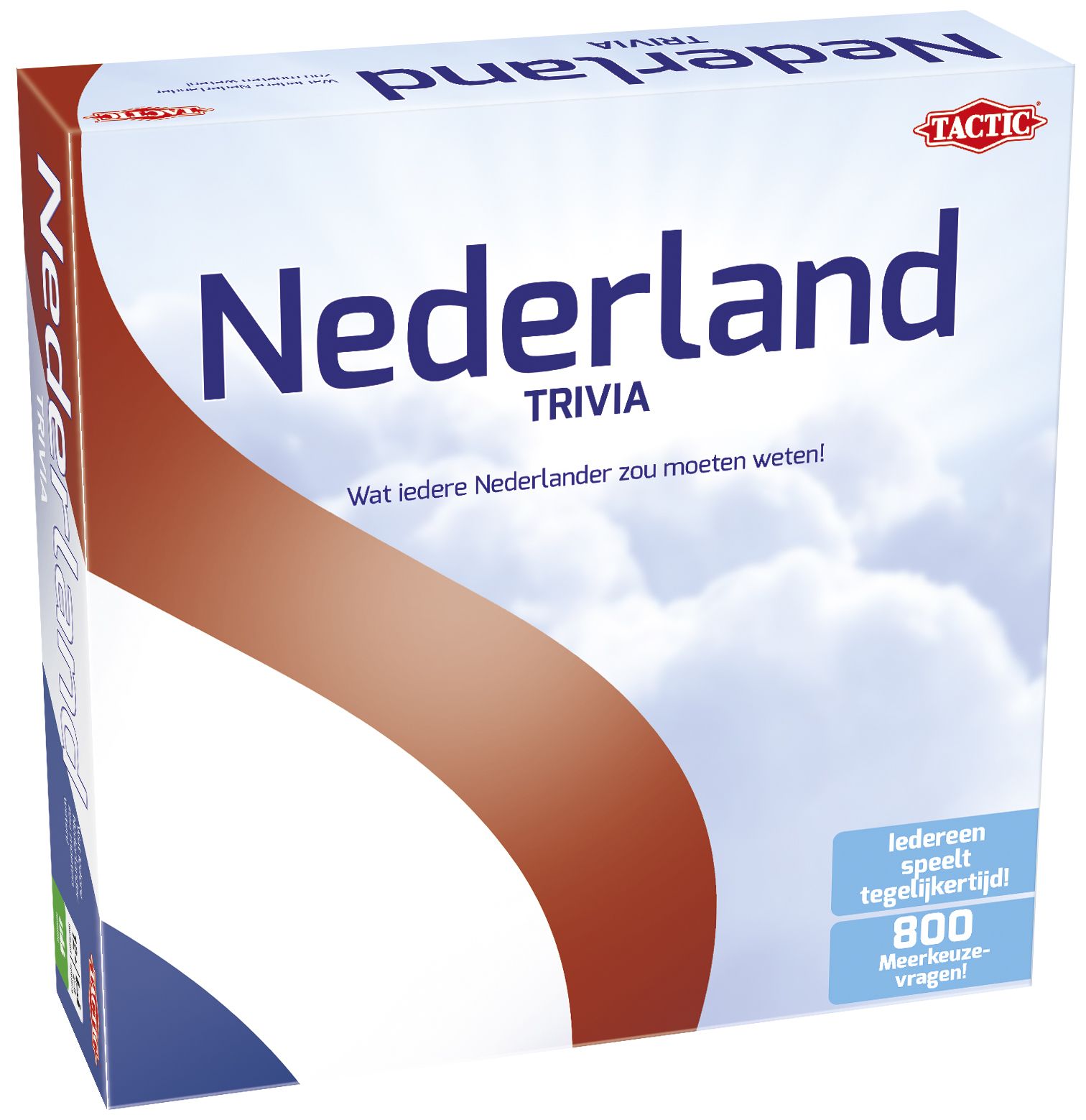 Tactic Nederland Trivia Bordspel - Trivia Spel voor 2-6 Spelers - Vanaf 12 Jaar