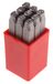 RS PRO nummerstansset (0-8) x 9 stuks