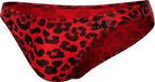 MODUS VIVENDI Leopard Mesh Low Cut Brief Red - MAAT XL