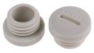 RS PRO Blindschroefverbinding M12 x 1,5 gat Ø 11,7 mm, met schroefdraad, nylon 66, aansluiting Ø 15 mm, grijs, verpakking van 100 stuks