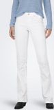 ONLY ONLBLUSH MID FLARED DNM REA0730 NOOS Dames Jeans - White - L/34