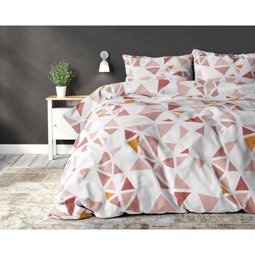 Sleeptime Polyester-katoen dekbedovertrek 1 persoons (140x200/220 cm) - wit