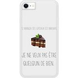 Apple Siliconen hoesje compatibel met iPhone 7 Eating Cakes